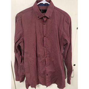 Versace Modern Fit 1969 Italia Long-sleeved Button‎ down Shirt Size M, 15 1/2